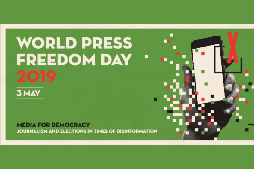 2019 World Press Freedom poster