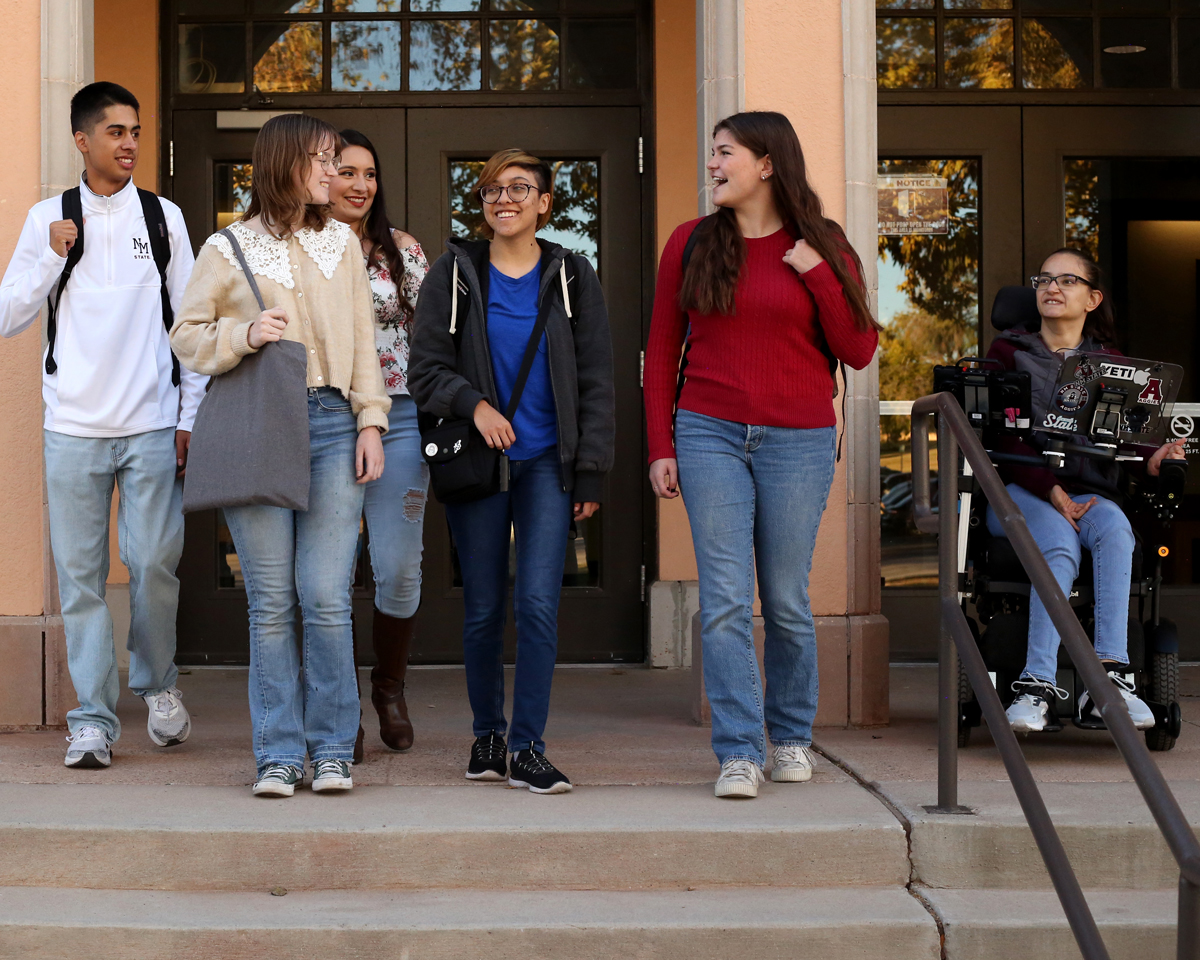 Group of Journalism and Media Studies majors.